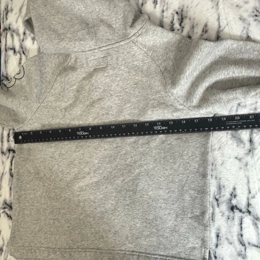 Converse All Star Hoodie Girls Sz M Gray Pullover Casual Logo Cozy Comfy Pacsun‎